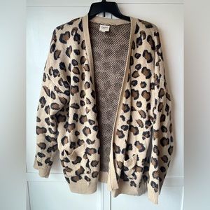 Animal Print Cardigan
